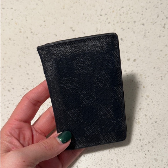 Louis Vuitton Dark Checkered Card Holder